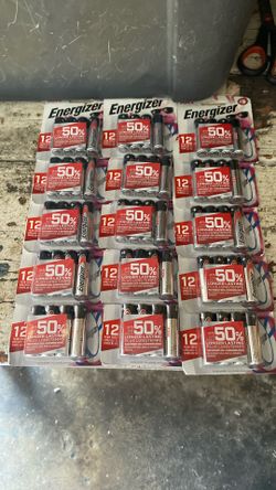 Energizer Max Batteries AA 50%longer Life $3 A Pack