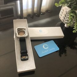 Apple Watch Bezel Cover Silver