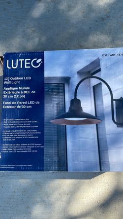 12” Outdoor led wall light