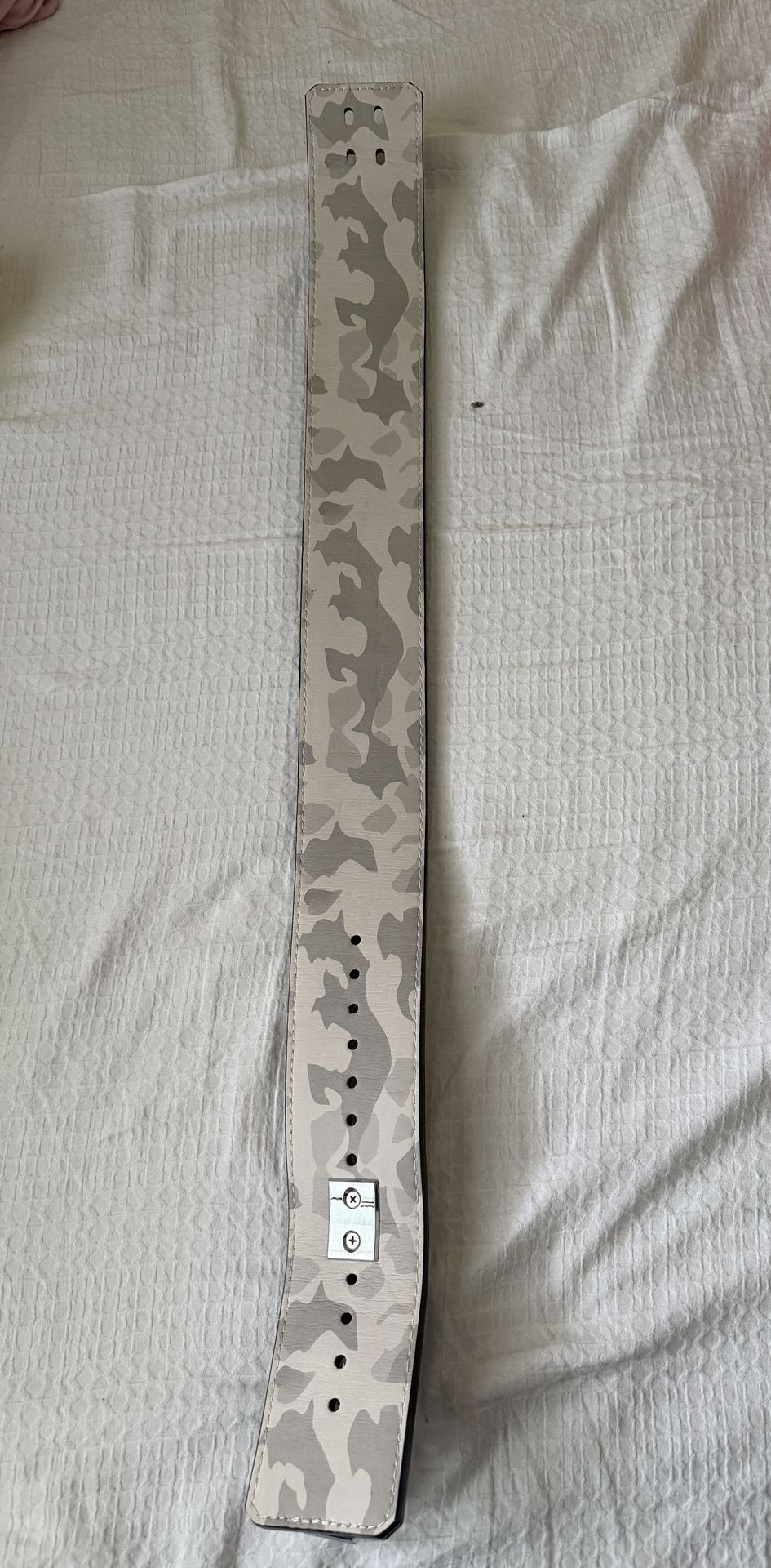 13mm Lever Belt - Glacier White - L (36-42") × 1