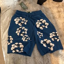 Blue denim tears x CPFM shorts