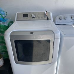 Washer and gas dryer