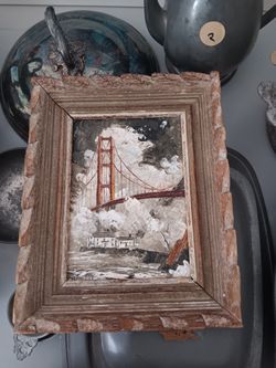 Vintage Charles H. Knauff Golden Gate Painting