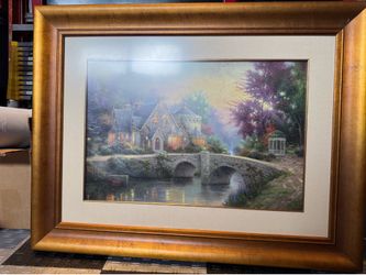 Thomas Kinkade Lamplight Manor G/P 18” x 27”