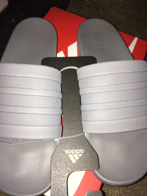 Adidas Mens slides size 12