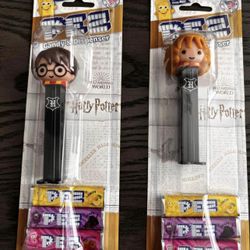 New! Set of 2 PEZ Harry Potter Candy Dispenser Gift Set | Harry Potter Hermoine Granger Dispensers