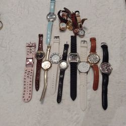 Bundle Of 14 Different Style Watches All For $50 Or $5 Each 