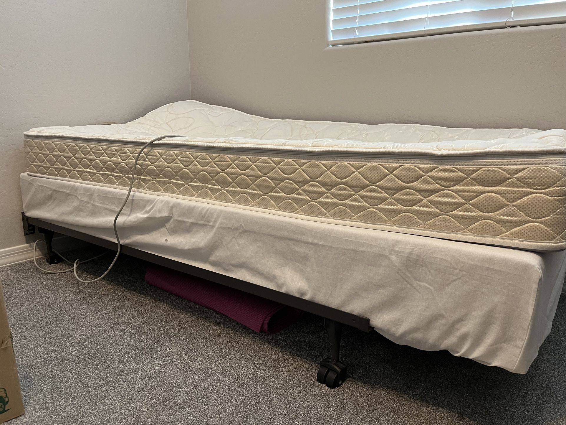 Sleep Number Twin Bed With Box Spring And Frame