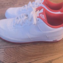 Nike airforce white N red 👟