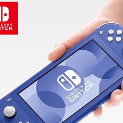 Nintendo switch with 5 + games with case and charger