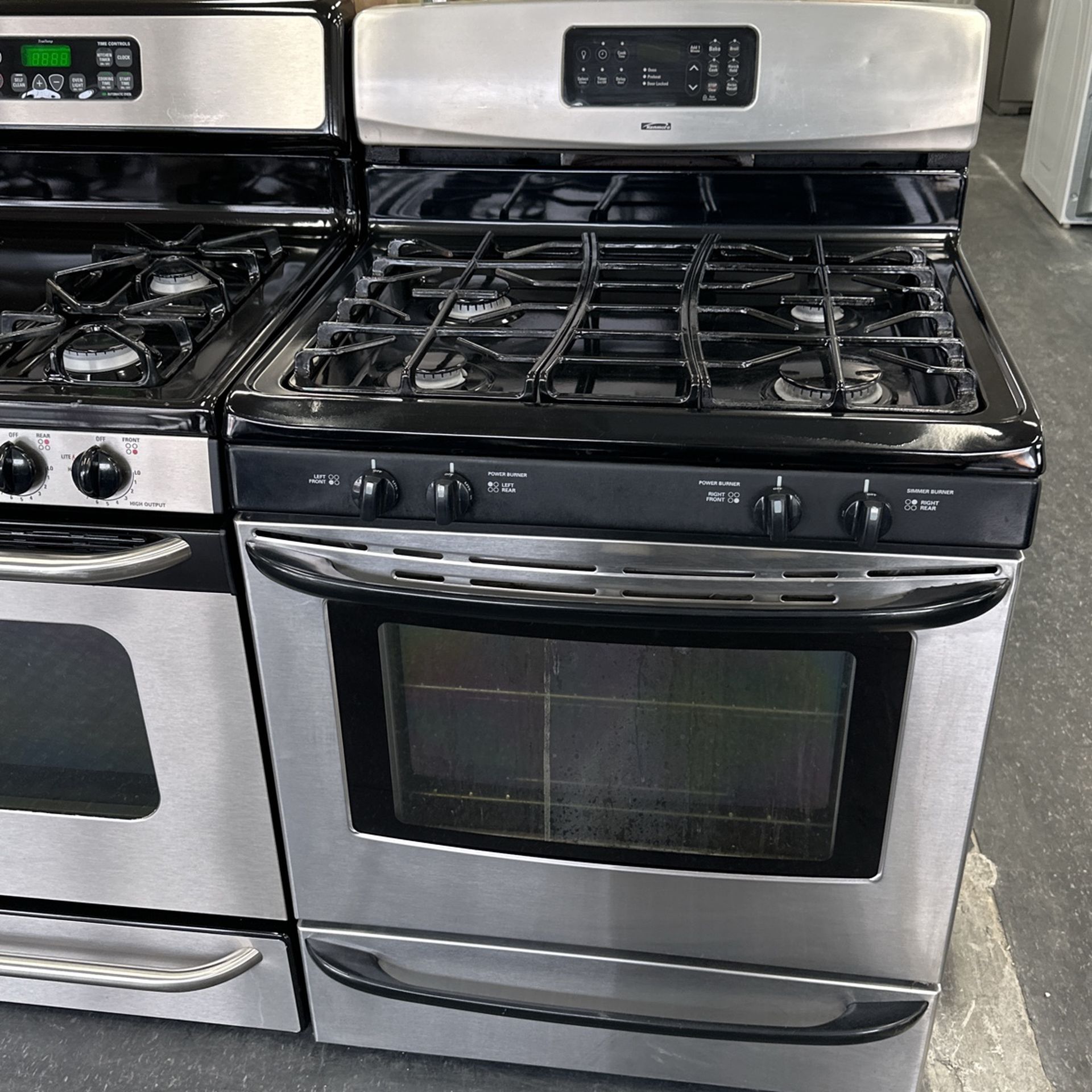 Kenmore Gas Stove Stainless Steel