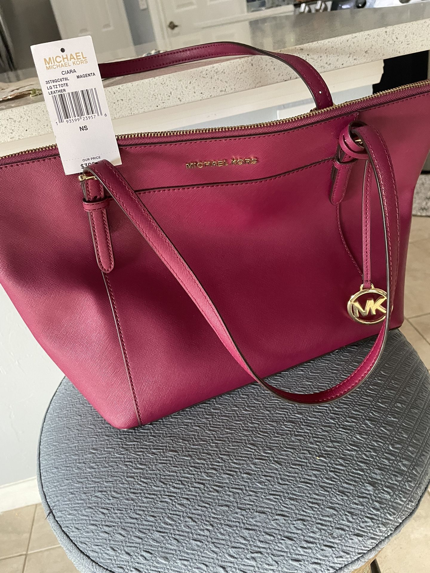 Michael Kors Ciara Leather Tote