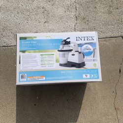 Intex Recreational Intex-1200 Gph Sand Filter Pump (110-120 Volt) Pool, 10 in, light gray