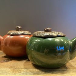 Vintage Mini Japanese Tea Pots 