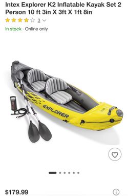 Intex inflatable Kayak