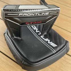 Cleveland Front Line ELEVADO Mallet Putter/Nice Oversize Grip/With Cover $59 OBO 😳Ck My Other Golf Listings