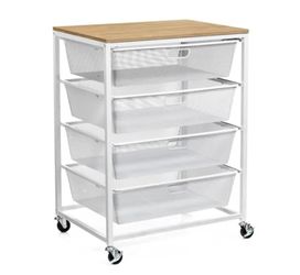 Metro 4-Drawer Rolling Cart 