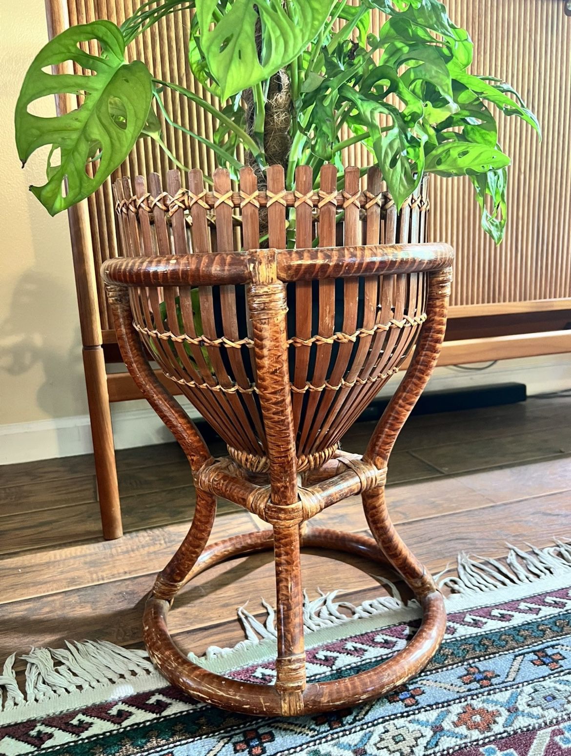 Bamboo Plant Stand 