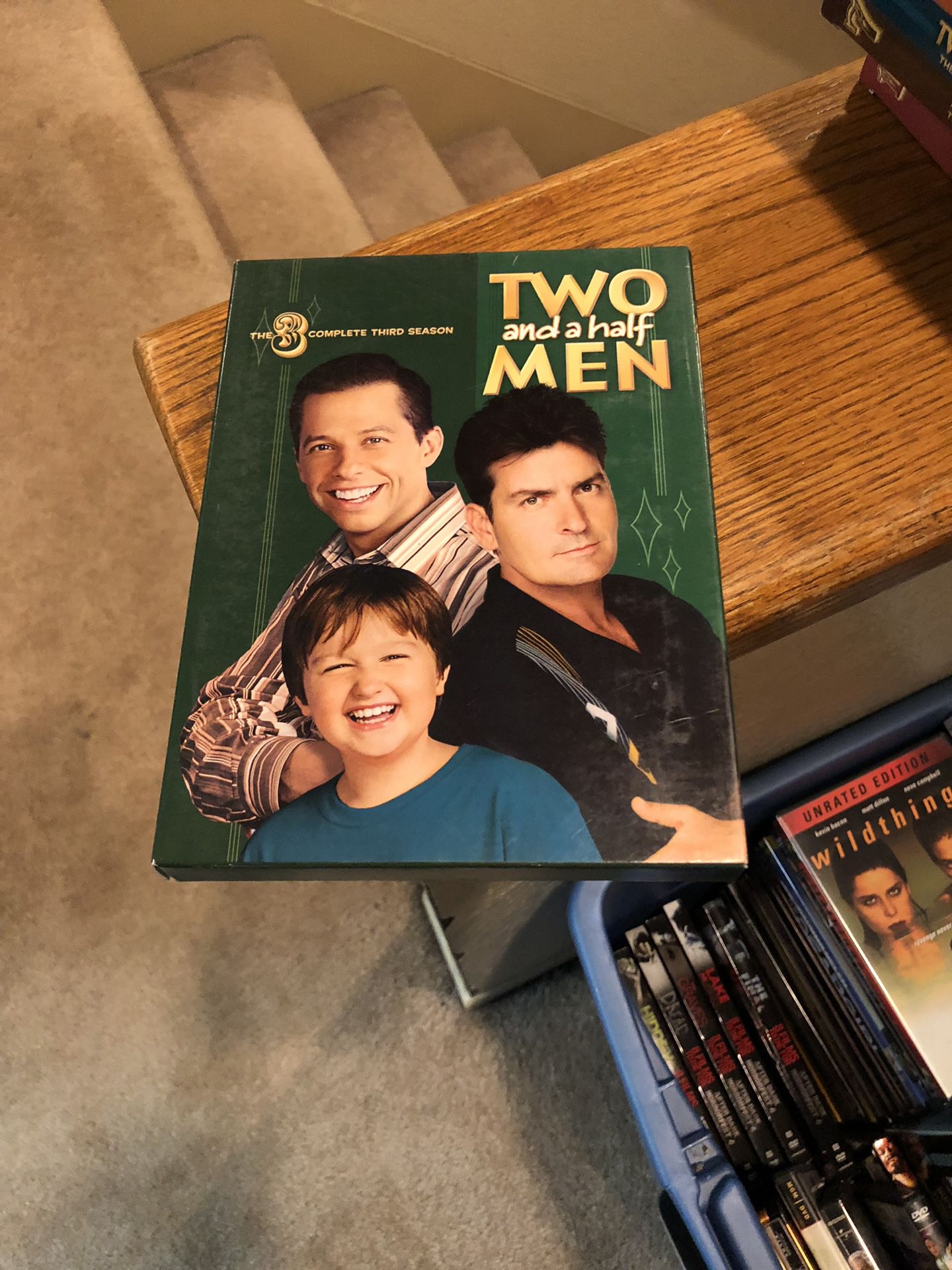 Two And A Half Men The Complete Third Season DVD 3 three box set S3 Charlie Sheen