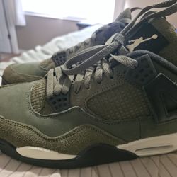 Jordan 4 Craft Olives