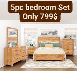 5-Piece Wood Bedroom Set