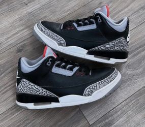 Jordan 3 black cement size 11