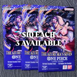 One Piece Azure Booster Sleeves