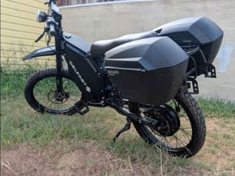 Delfast Top 3.0 High-Power 72V E-Bicycle – Belt Driven with Upgraded Saddlebags & Seat (No Battery). Battery went bad sitting in storage.