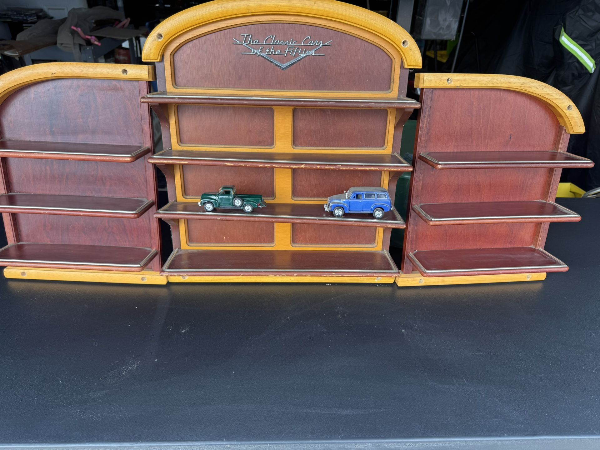Vintage Diecast Car Display Shelf