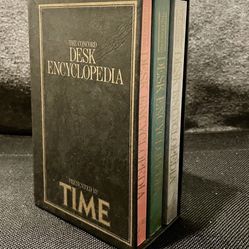 The Concord Desk Encyclopedia (3-Volume Boxed Set) Presented by TIME, 1982 NM-MT