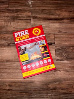 40 in. x 40 in. Emergency Fiberglass Fire Extinguisher Blanket  m