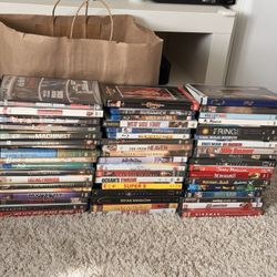 Movies DVD and Bluray 