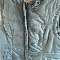 Sonoma Quilted Vest – Women’s Size Large – Teal/Blue