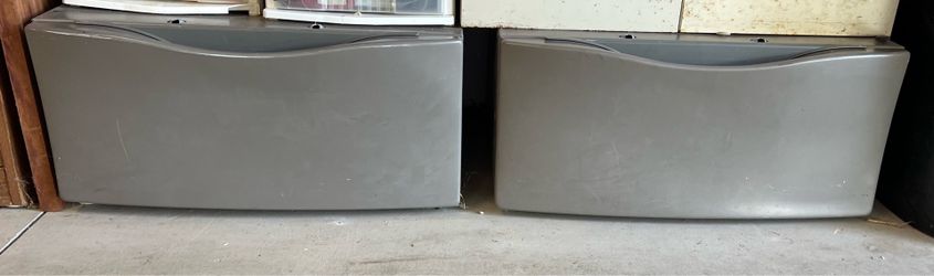 Laundry pedestal drawers Kitchenaid