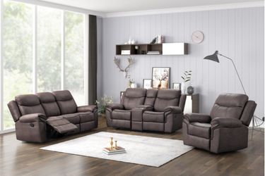Reclining couch set