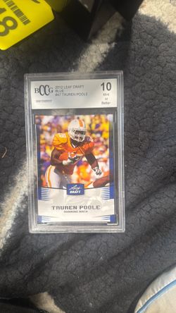 BCCG 10 mint Tauren Poole card