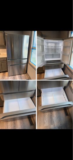 LG stainless steel French door refrigerator