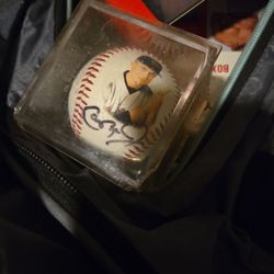 Signed Cal Ripken Jr Baseball