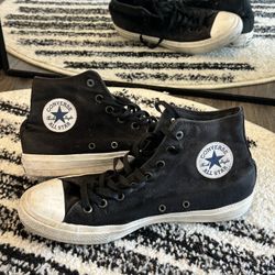 Men’s Converse Black white all star Chuck Taylor 10