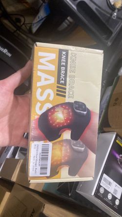 Massage knee brace