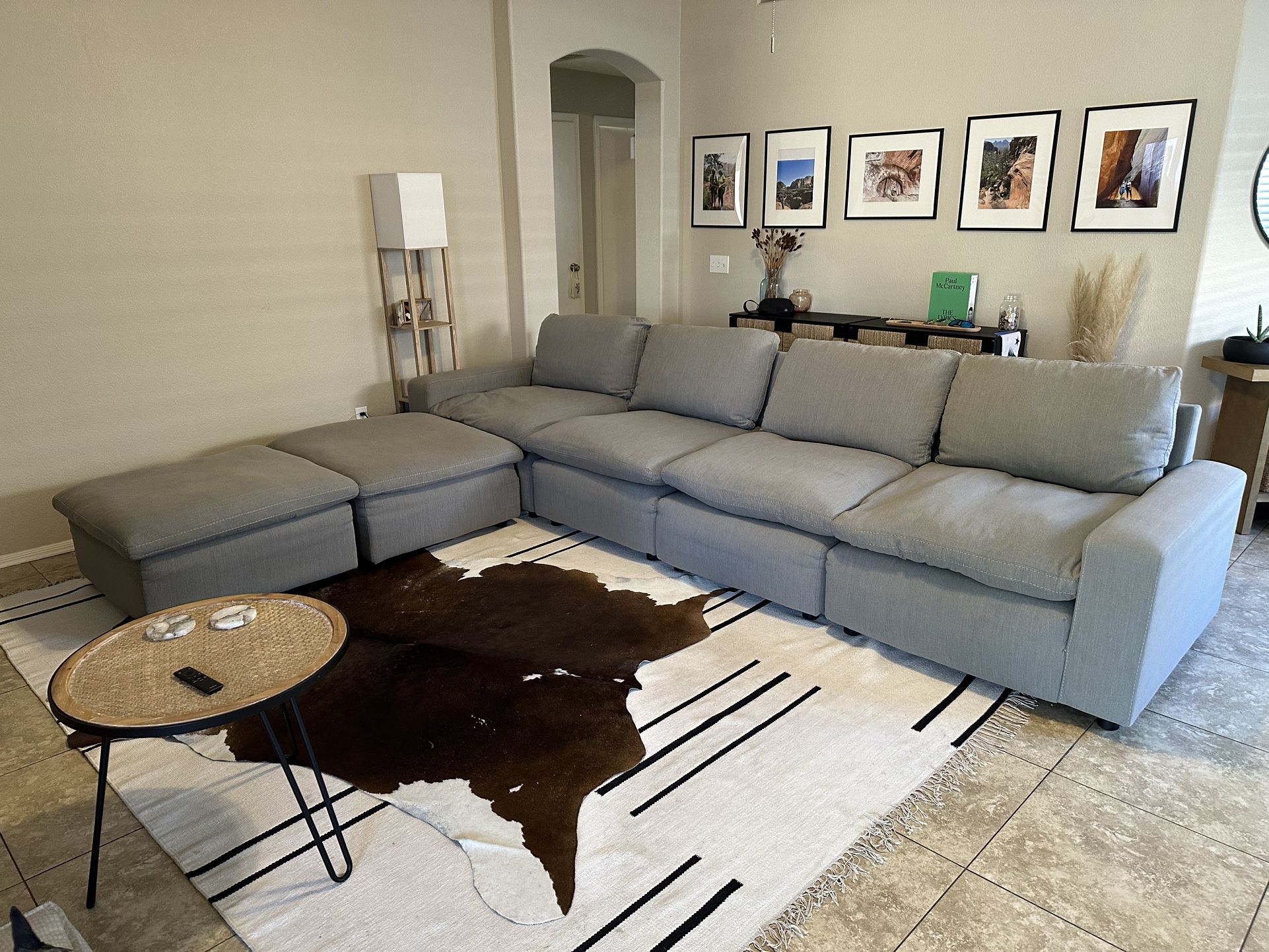 Large Module Couch  With Module Chaise