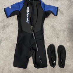 Kids’ Wetsuit and Shoes