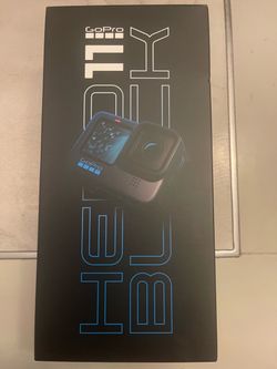 GoPro HERO11 Black action camera.
