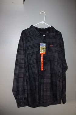 Orvis Flannel Plaid Button-Up Shirt