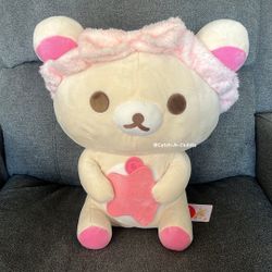 BRAND NEW Rilakkuma Korilakkuma Sitting Spa Headband 16" 