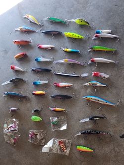 Fishing Lures brand new take it all lot for $120