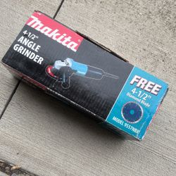 New In Box Makita 9557NBX 4 1/2" Wheel Angle Grinder