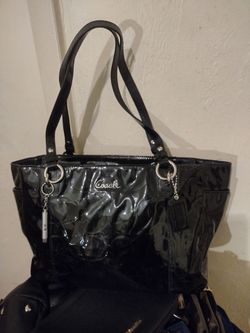 Black coach shoulder bag $100