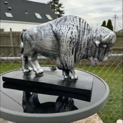 The Silver Buffalo Statue