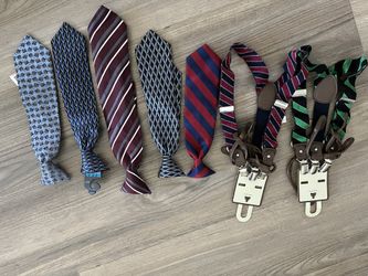 Boy’s Suspenders And Ties